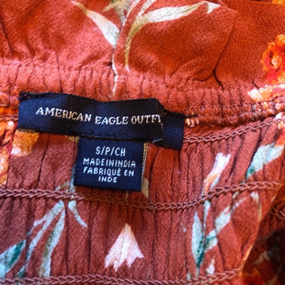 Strapless Floral American Eagle Romper - Picture 4 of 4